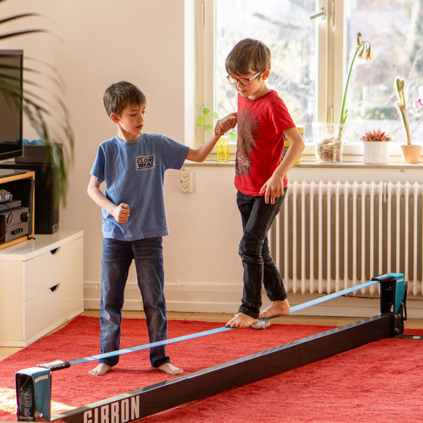 Gibbon Slackline|Balance Und Koordination|Slackline SlackRack Fitness Edition
