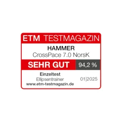 Hammer Crosstrainer|Ellipsentrainer CrossPace 7.0 NorsK