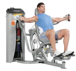 Hoist Kraftstation|Studio-Kraftgeräte|Fitness Kraftstation Pec Fly RS Platinum-Rahmen dunkelgrau