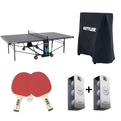 Kettler Fun Outdoor-Tischtennisplatte|Kettler Tischtennisplatte Outdoor K5 inkl. Zubehör