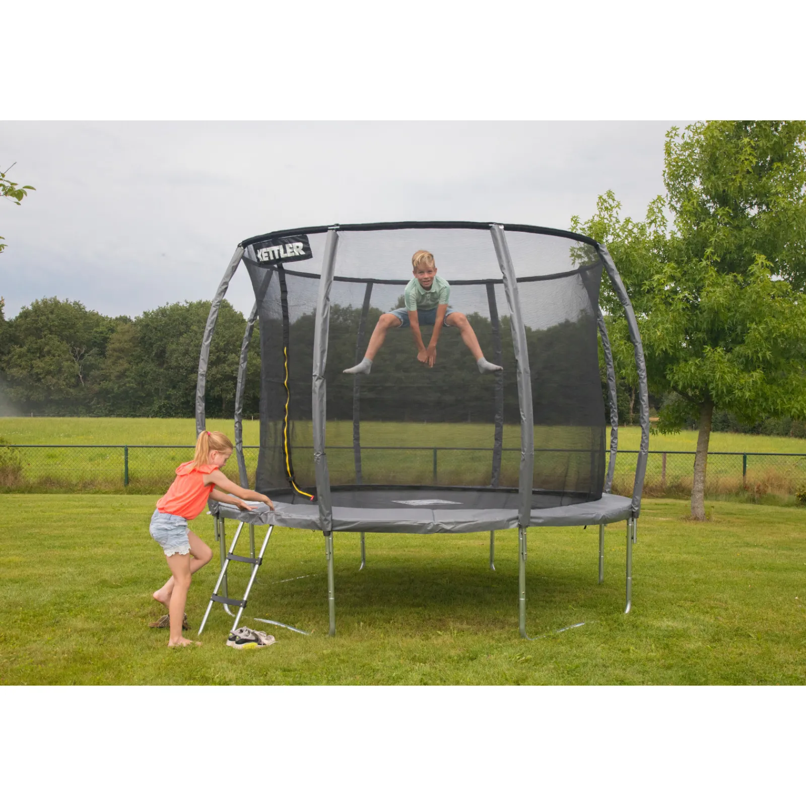 Kettler Fun Trampolin|Kettler Trampolin Jump Grau