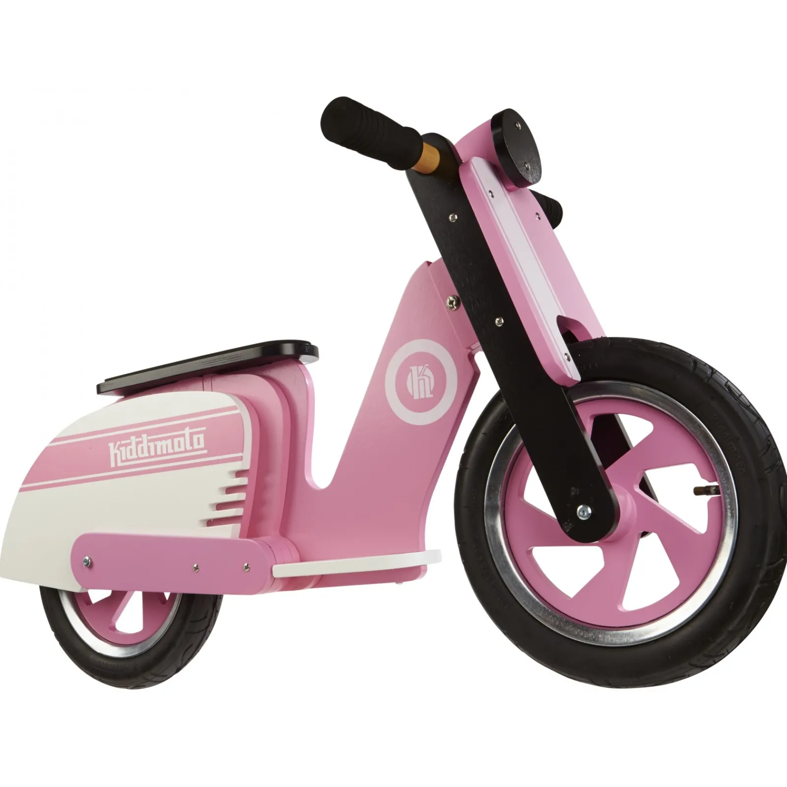 Kiddimoto Spielfahrzeuge|Laufrad Scooter Retro (Ausstellungsstück) Pink Stripe