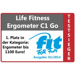 Life Fitness Ergometer|Ergometer C1 Go deutsche Konsole