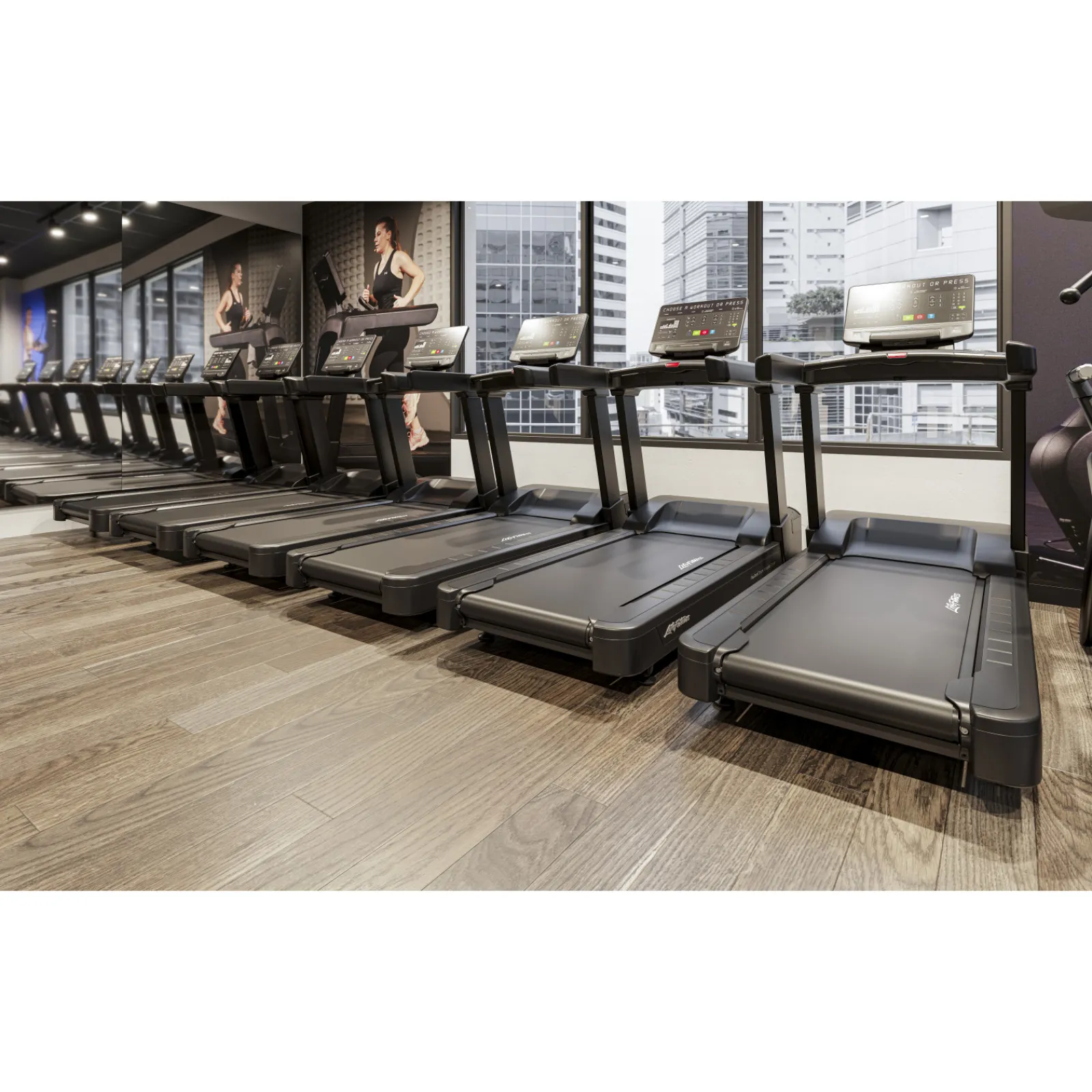 Life Fitness Laufband|Laufband Aspire Serie SE4 16" Konsole