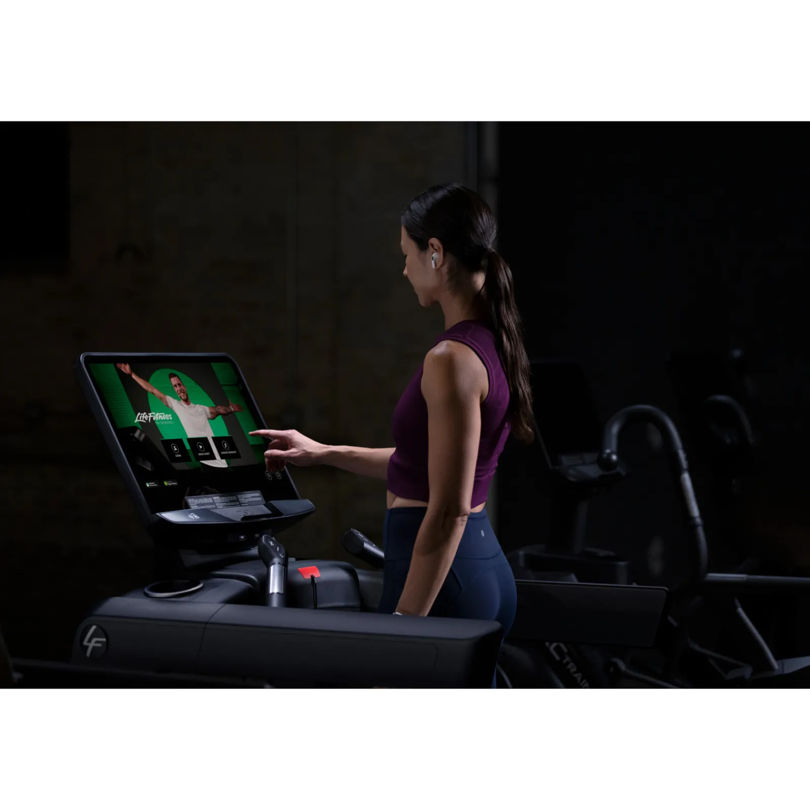 Life Fitness Laufband|Laufband Club Series+ SL-Konsole