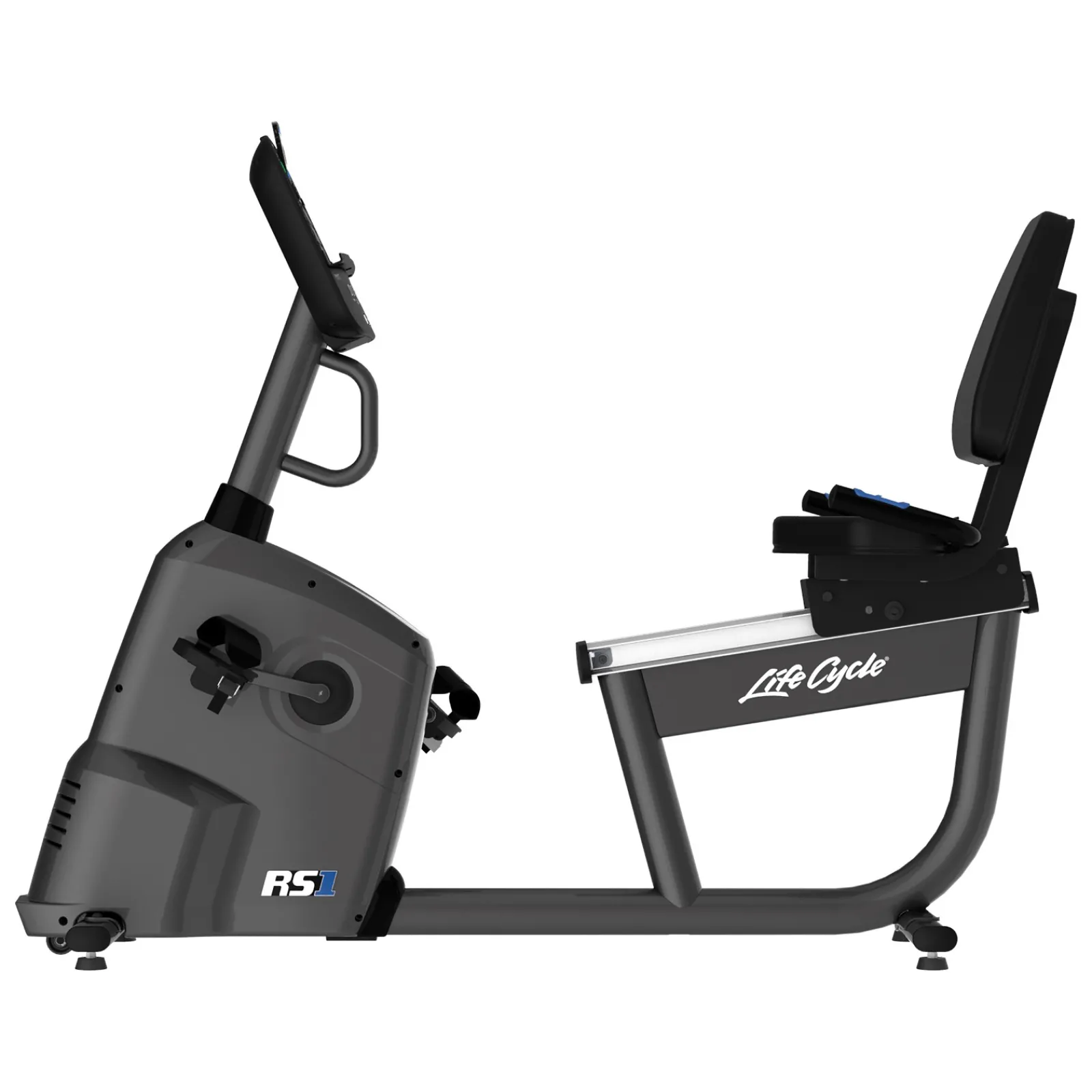 Life Fitness Ergometer|Liegeergometer|Liegeergometer RS1 Go deutsche Konsole