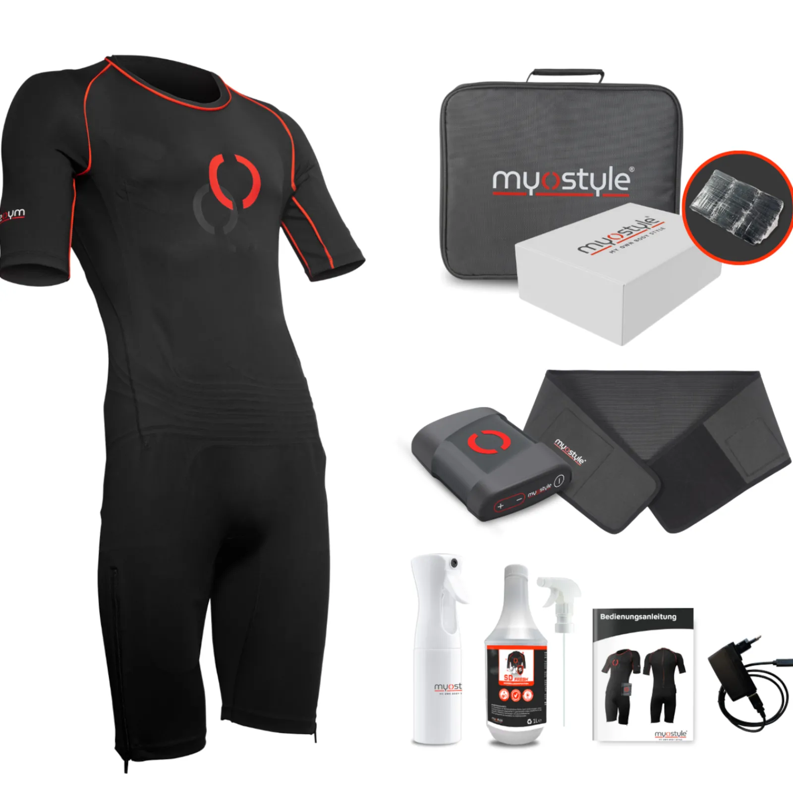 Myostyle Muskelstimulator|Muskelstimulator|Muskelstimulator Komplett-EMS-Trainingsset XS Unisex