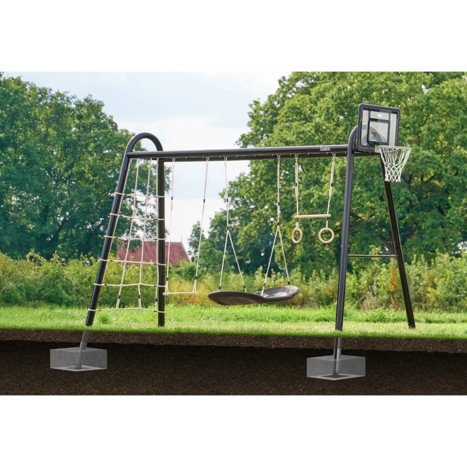 Salta Outdoor-Spielgeräte|Klettergerüst PlayFit Monkeybar Rahmen L ohne Zubehör