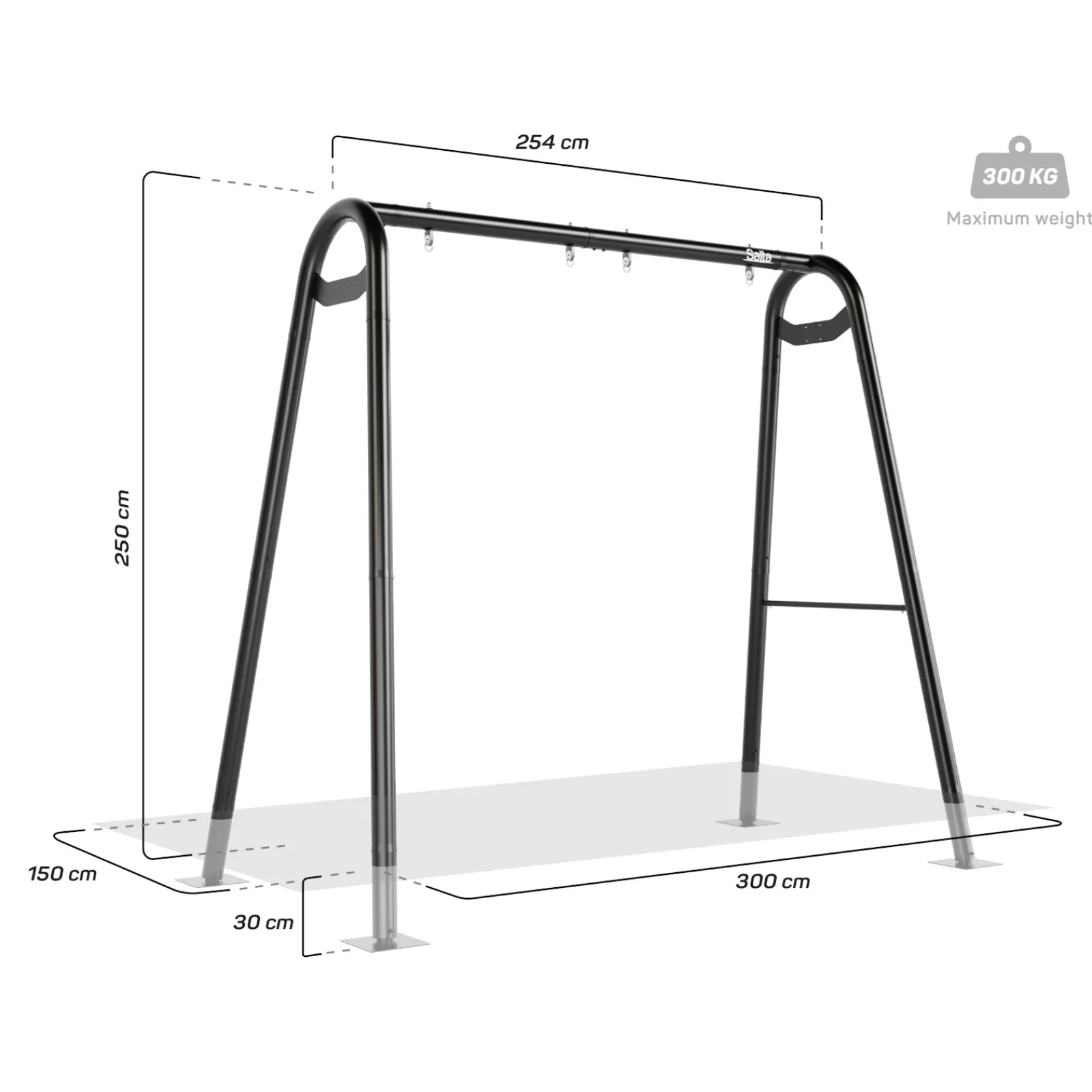 Salta Outdoor-Spielgeräte|Schaukel PlayFit Swing Rahmen L ohne Zubehör