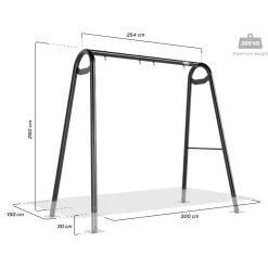 Salta Outdoor-Spielgeräte|Schaukel PlayFit Swing Rahmen L ohne Zubehör