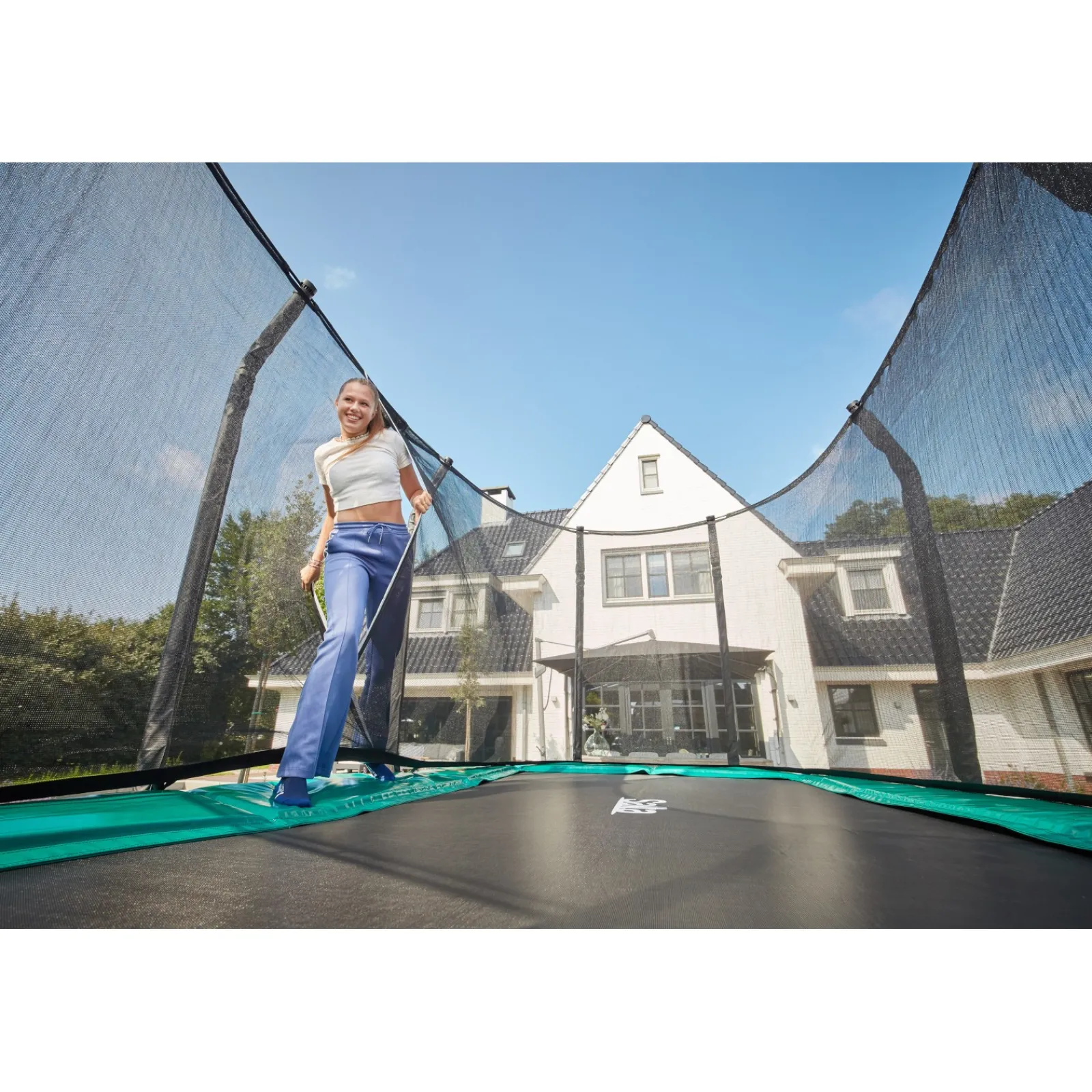 Salta Trampolin|Trampolin First Class grün