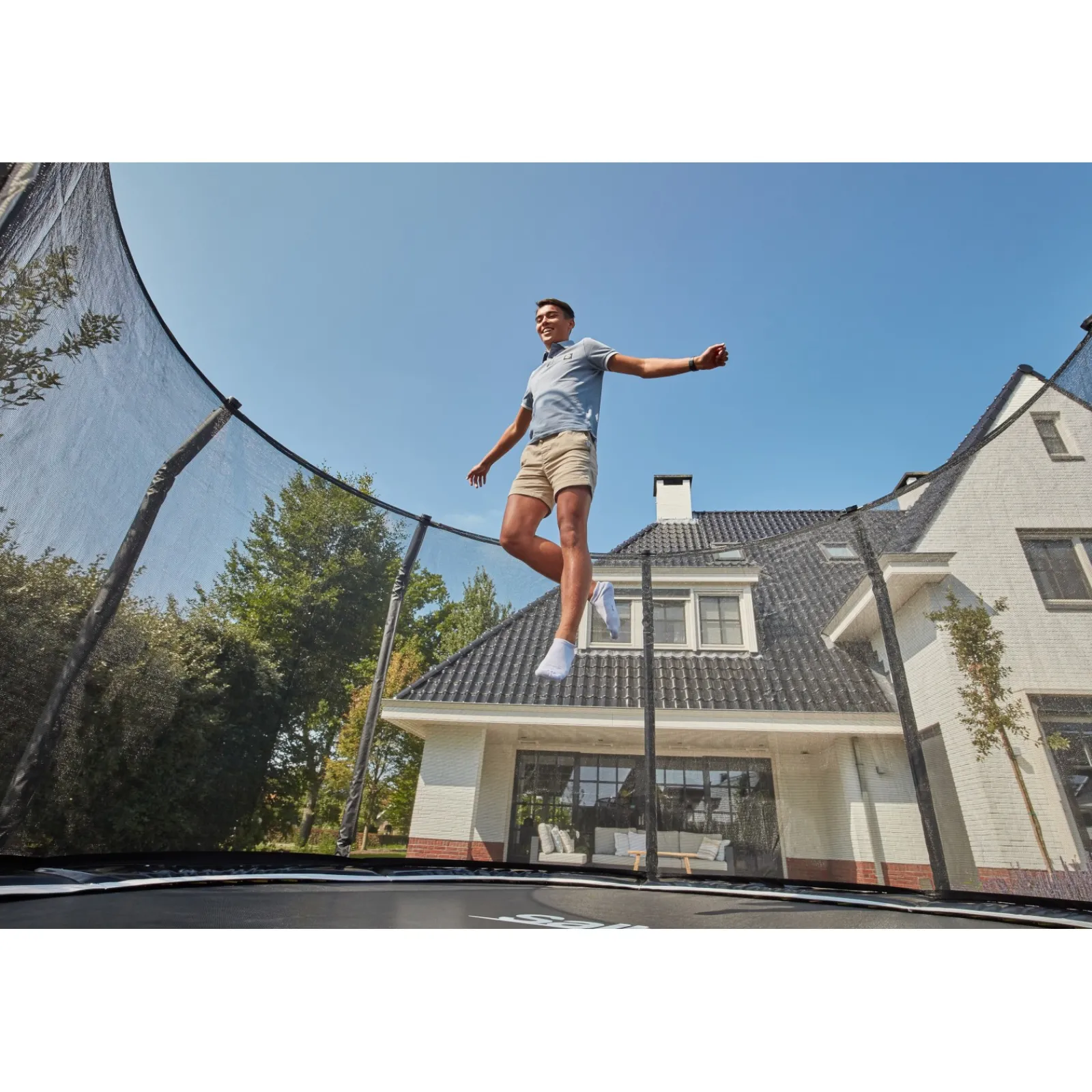 Salta Trampolin|Trampolin First Class grün