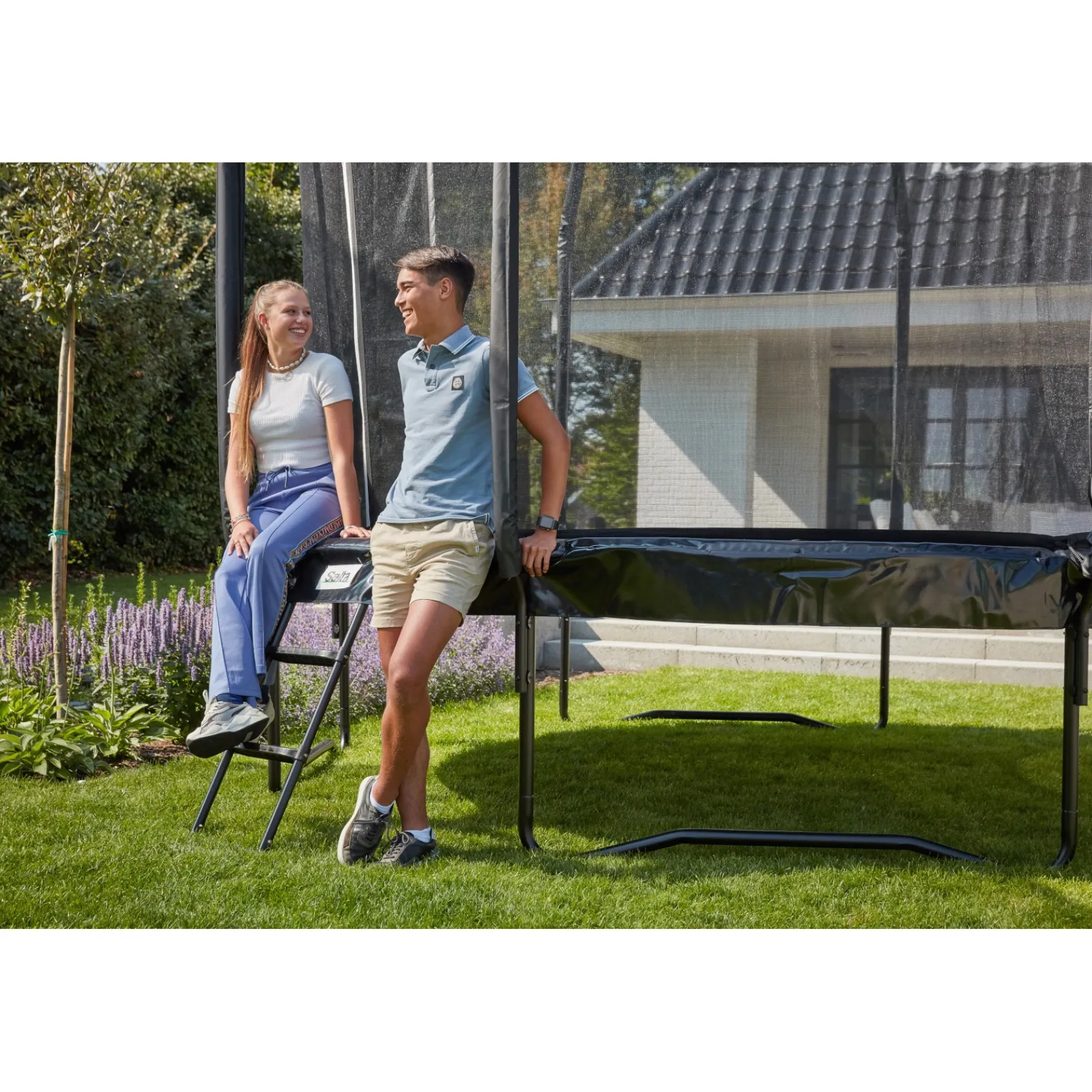 Salta Trampolin|Trampolin First Class grün