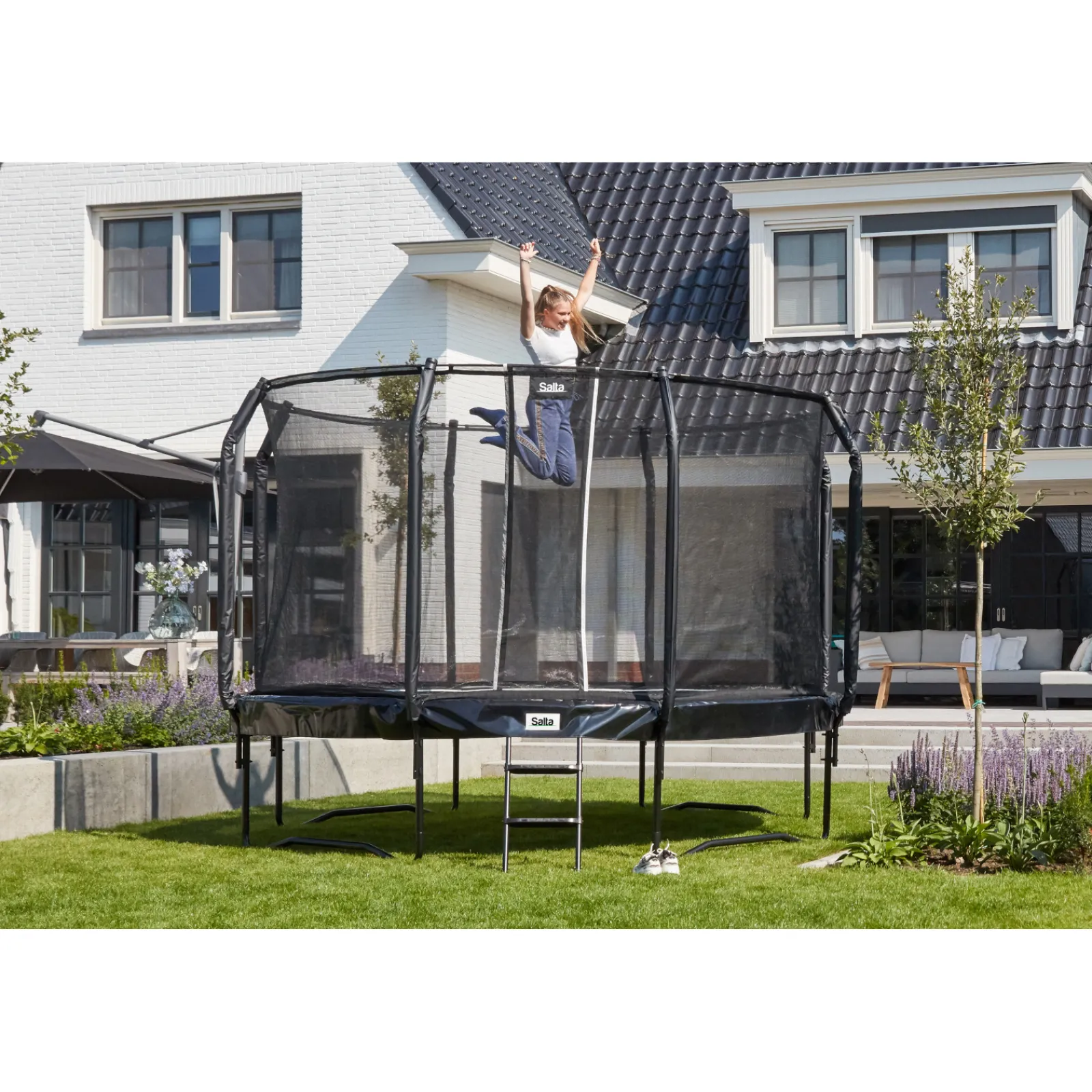 Salta Trampolin|Trampolin First Class rechteckig grün