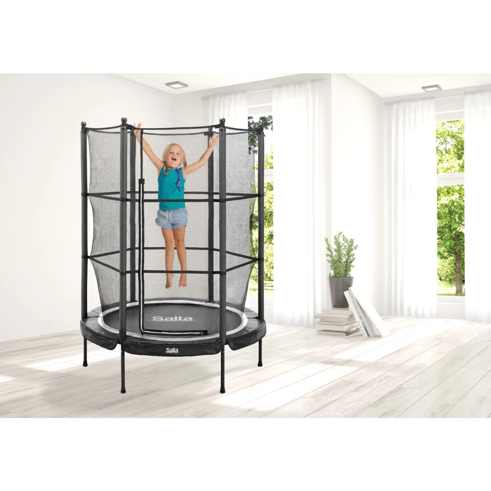 Salta Trampolin|Outdoor-Spielgeräte|Trampolin Junior schwarz