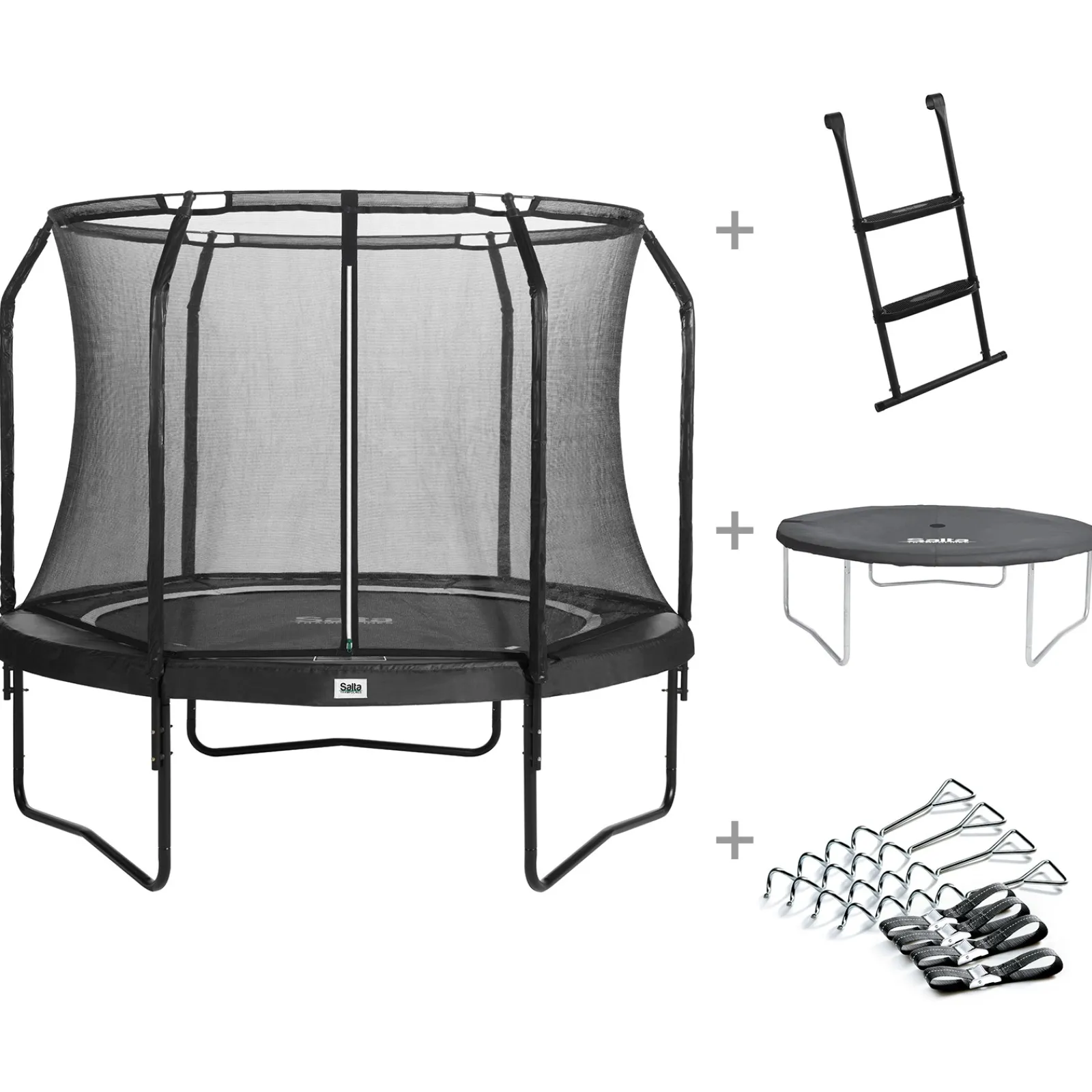 Salta Trampolin|Trampolin Premium Black Edition Set (Ausstellungsstück) 305 cm