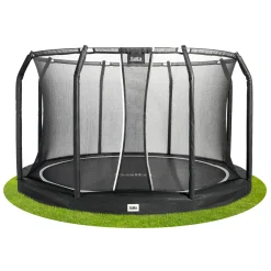 Salta Trampolin|Trampolin Premium Ground (Ausstellungsstück) 251 cm inkl. Sicherheitsnetz schwarz
