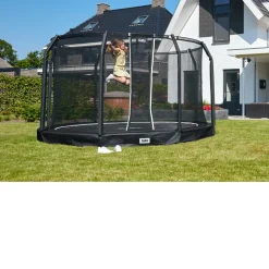 Salta Trampolin|Trampolin Premium Ground (Ausstellungsstück) 251 cm inkl. Sicherheitsnetz schwarz