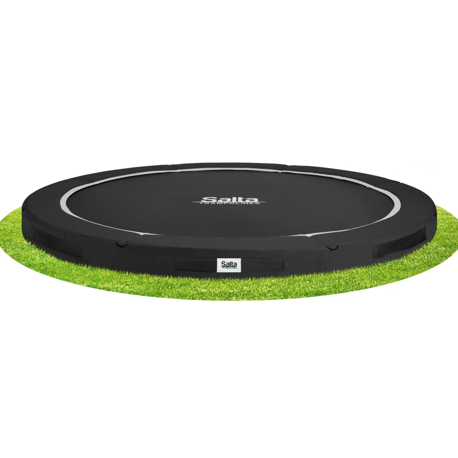 Salta Trampolin|Trampolin Premium Ground (Ausstellungsstück) 251 cm inkl. Sicherheitsnetz schwarz