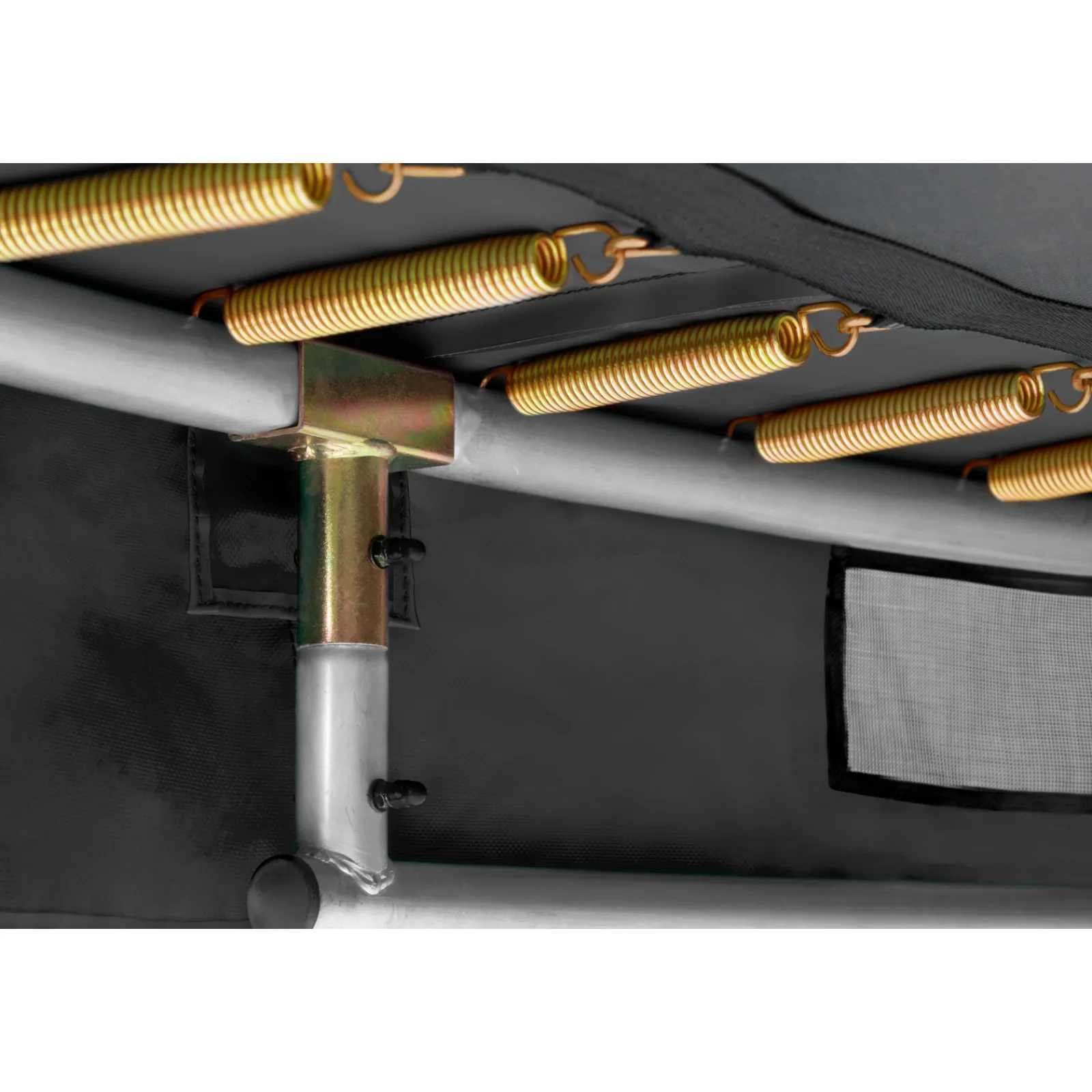 Salta Trampolin|Trampolin Premium Ground (Ausstellungsstück) 251 cm inkl. Sicherheitsnetz schwarz