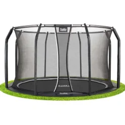 Salta Trampolin|Trampolin Royal Baseground inkl. Sicherheitsnetz 251 cm