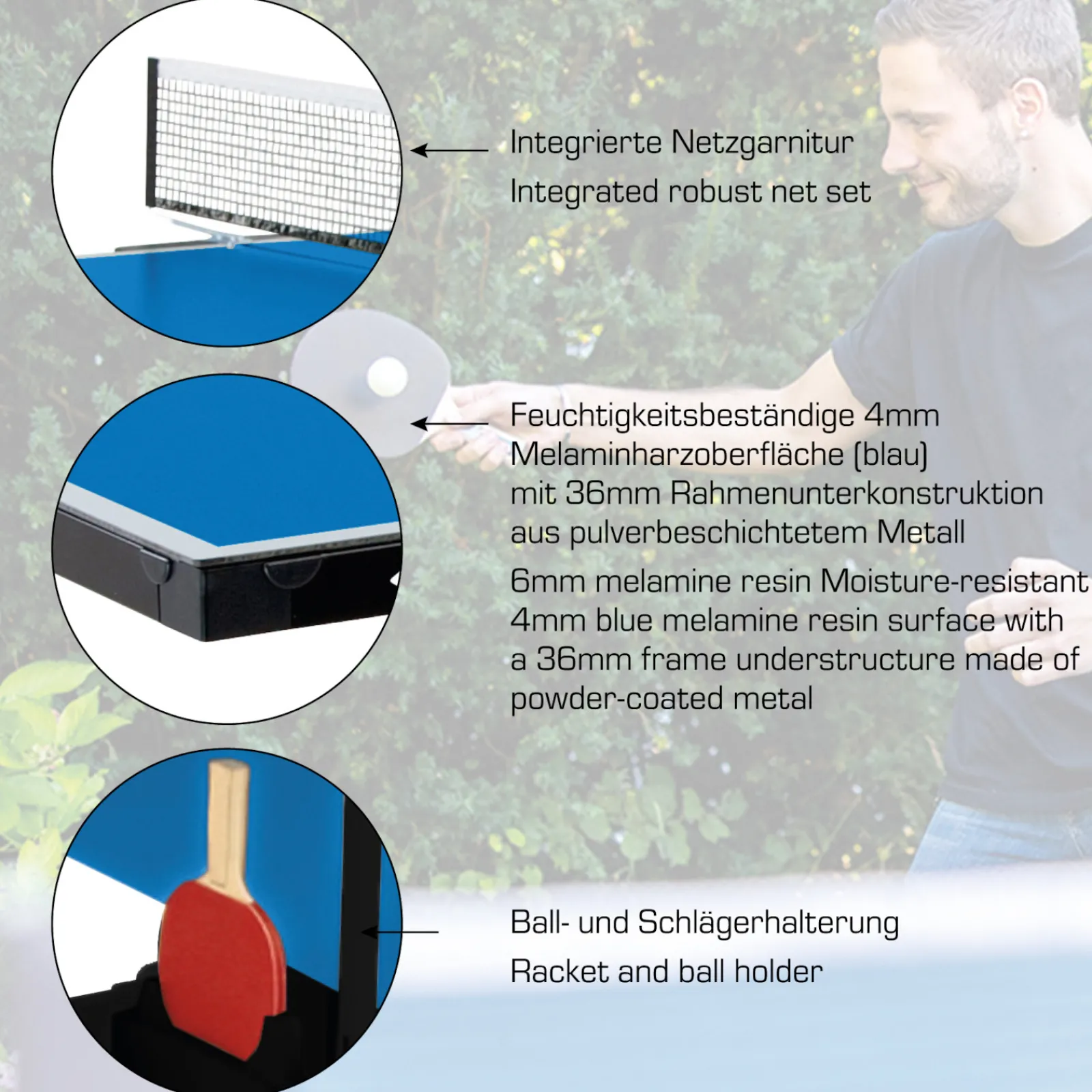Schildkröt Outdoor-Tischtennisplatte|Outdoor Tischtennisplatte SpaceTec