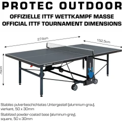 Schildkröt Outdoor-Tischtennisplatte|Outdoor Tischtennisplatte ProTec