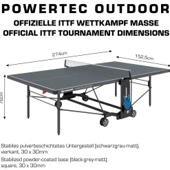 Schildkröt Outdoor-Tischtennisplatte|Outdoor Tischtennisplatte PowerTec