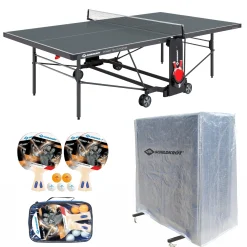 Schildkröt Outdoor-Tischtennisplatte|Outdoor Tischtennisplatte PowerTec inkl. Zubehör-Set