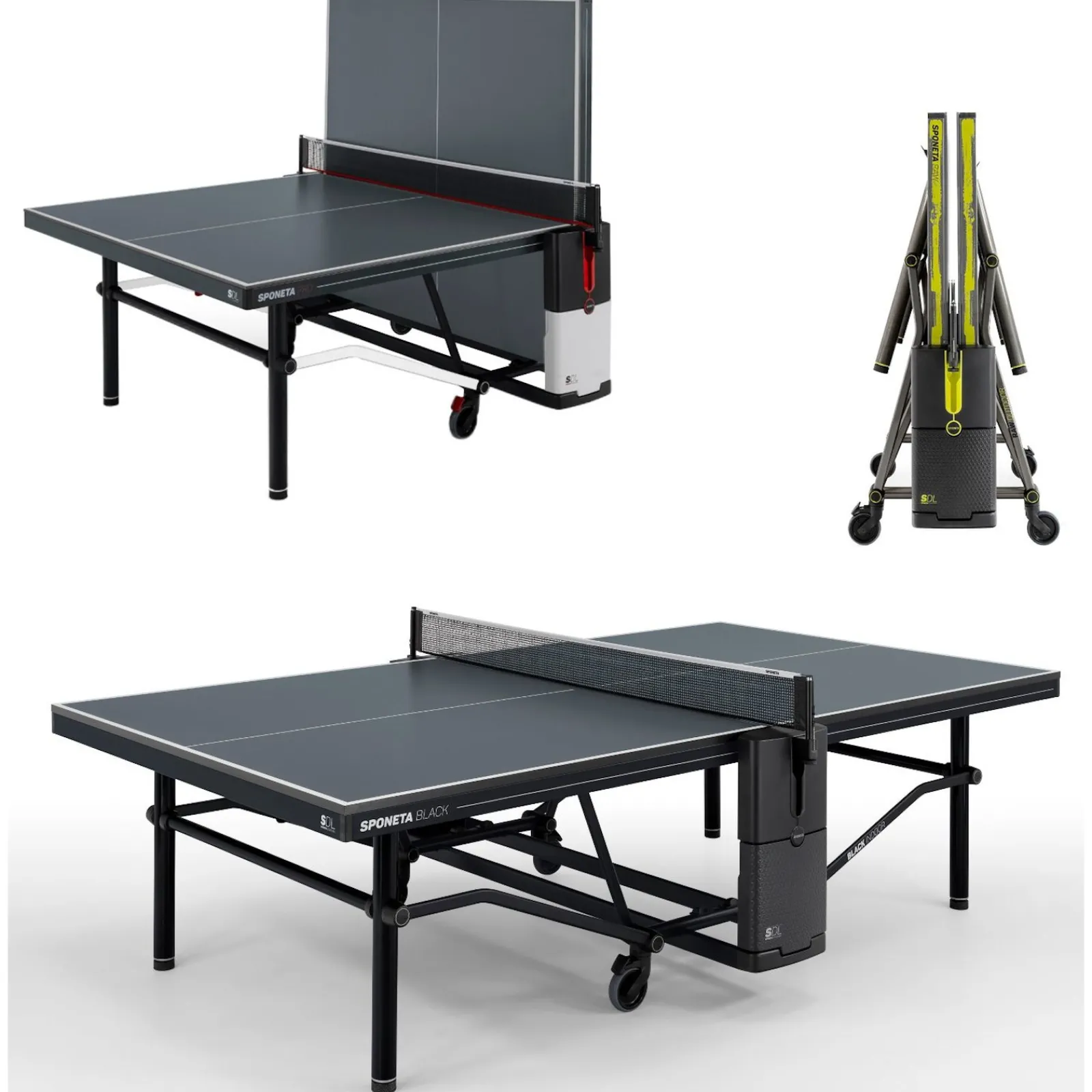 Sponeta Outdoor-Tischtennisplatte|Outdoor Tischtennisplatte Design Line Black Edition