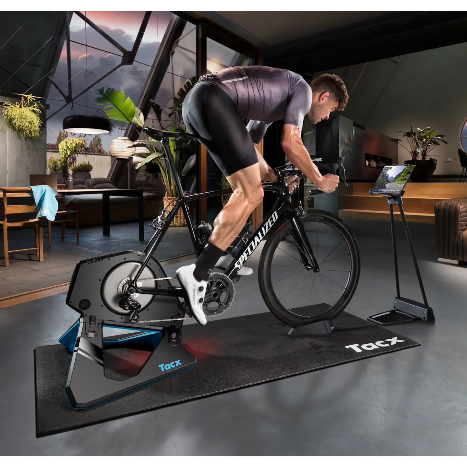 Tacx Rollentrainer|NEO 2T Smart inkl. gratis Bodenschutzmatte Tacx-T2875.61