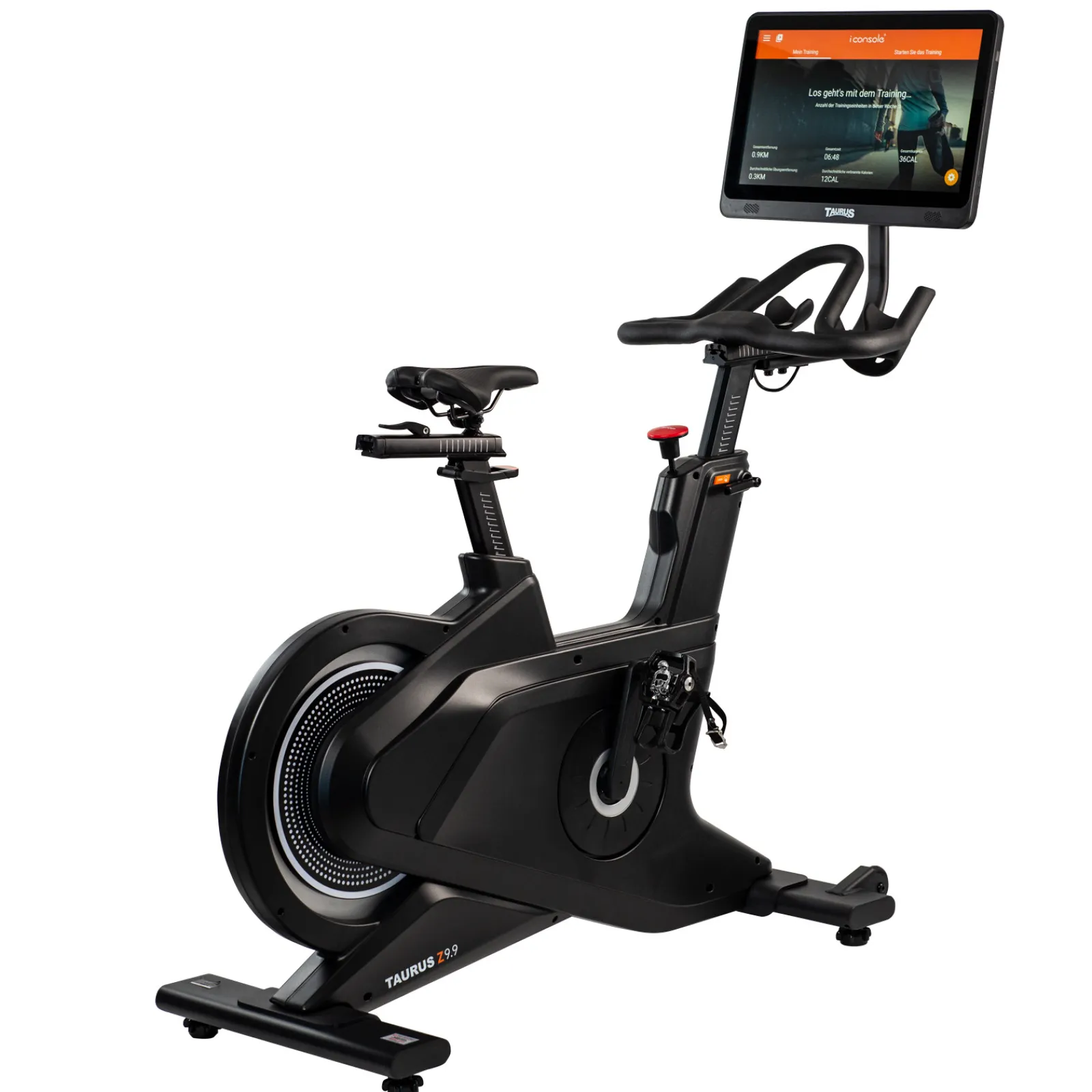 Taurus Ergometer|Indoor Bike|Smart Bike Z9.9 Pro 15,6-Zoll-Konsole
