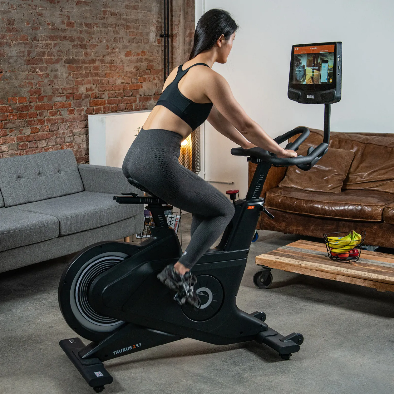 Taurus Ergometer|Indoor Bike|Smart Bike Z9.9 Pro 15,6-Zoll-Konsole