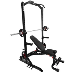 Taurus Langhantelstation|Squat Rack inkl. Hantelbank B990 F.I.D.