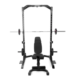 Taurus Langhantelstation|Squat Rack inkl. Hantelbank B990 F.I.D.