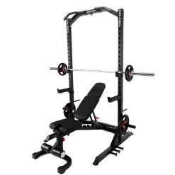 Taurus Langhantelstation|Squat Rack inkl. Hantelbank B990 F.I.D.