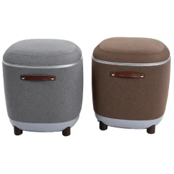 Taurus Wellness Massagegeräte|Fußmassage-Hocker Grau