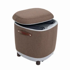 Taurus Wellness Massagegeräte|Fußmassage-Hocker Grau