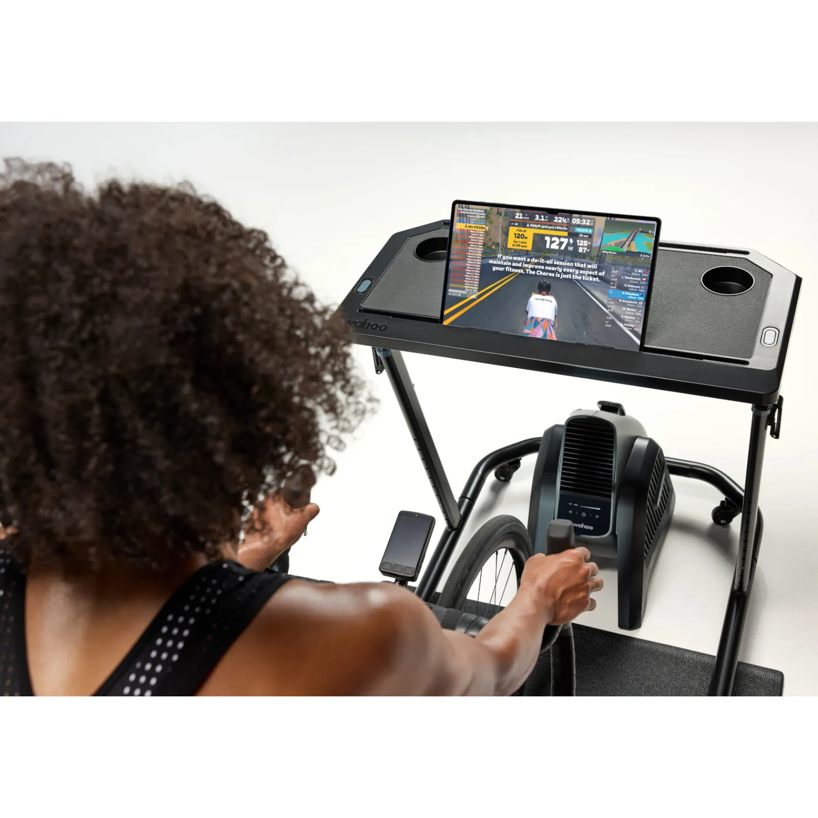 Wahoo Fitness Rollentrainer|Wahoo Kickr Core 2 mit Zwift Cog und Click